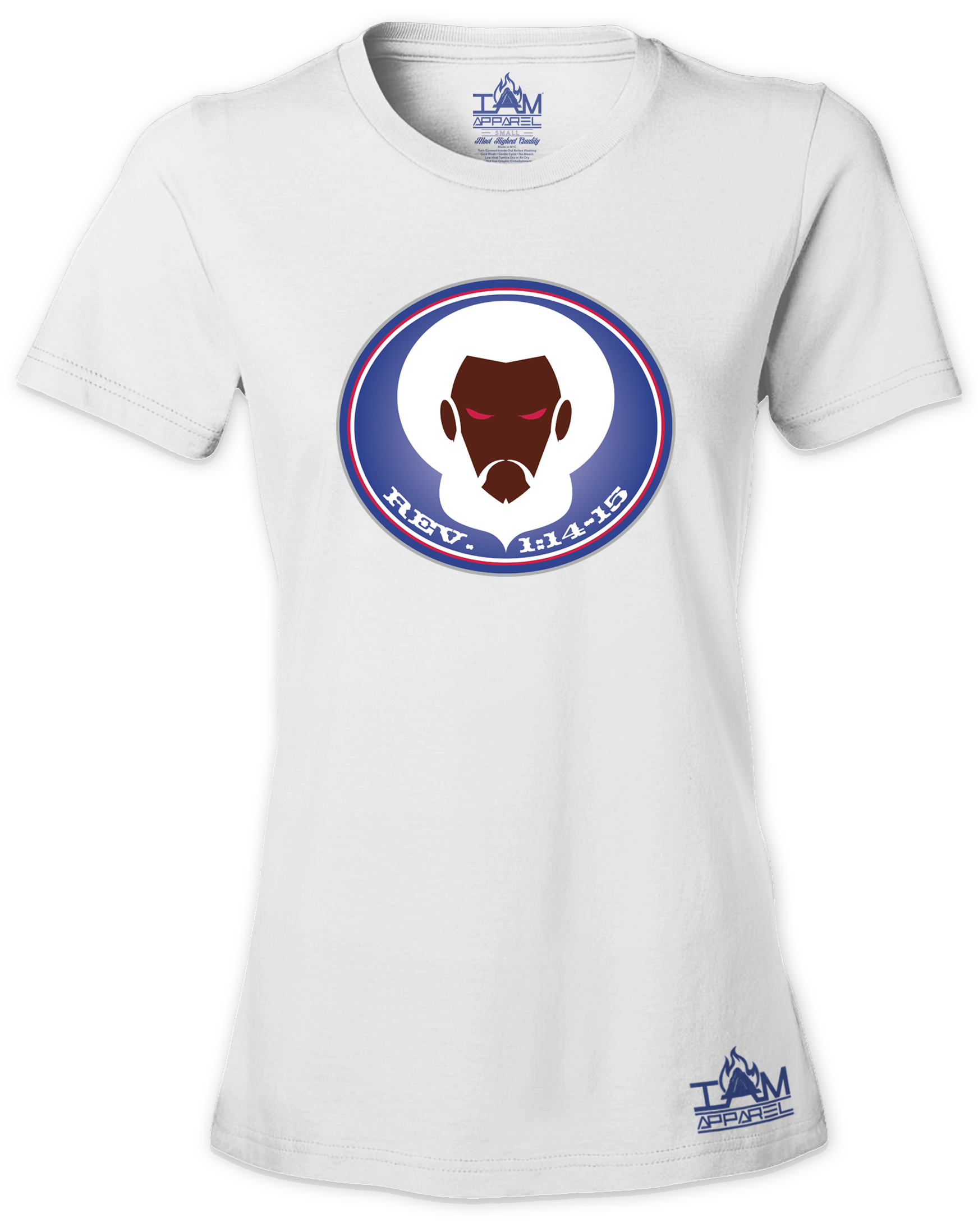 Women's Short Sleeved Scripture and Image of Christ T-shirt