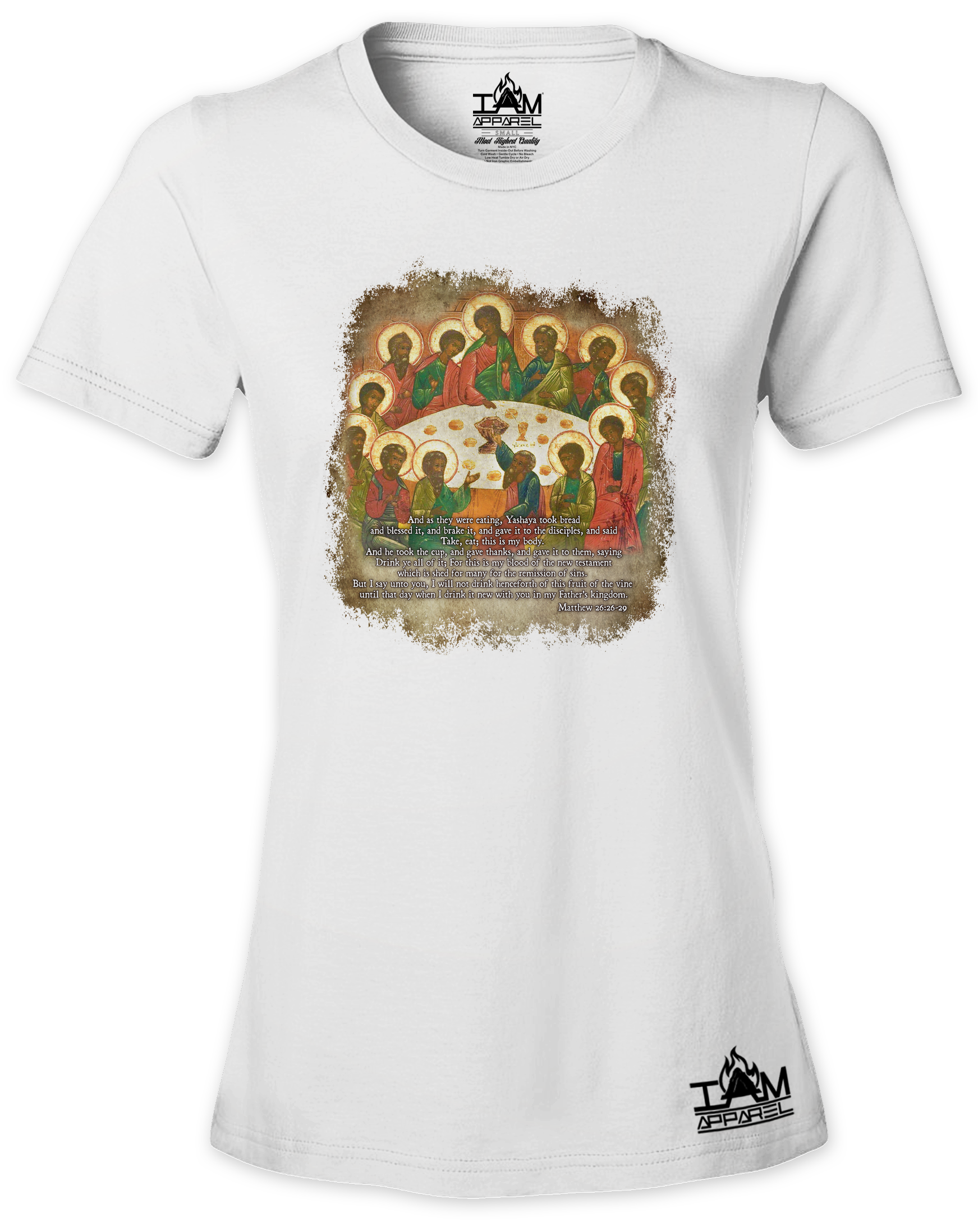 The Last Supper Woman's Short Sleeved T-shirt 00151