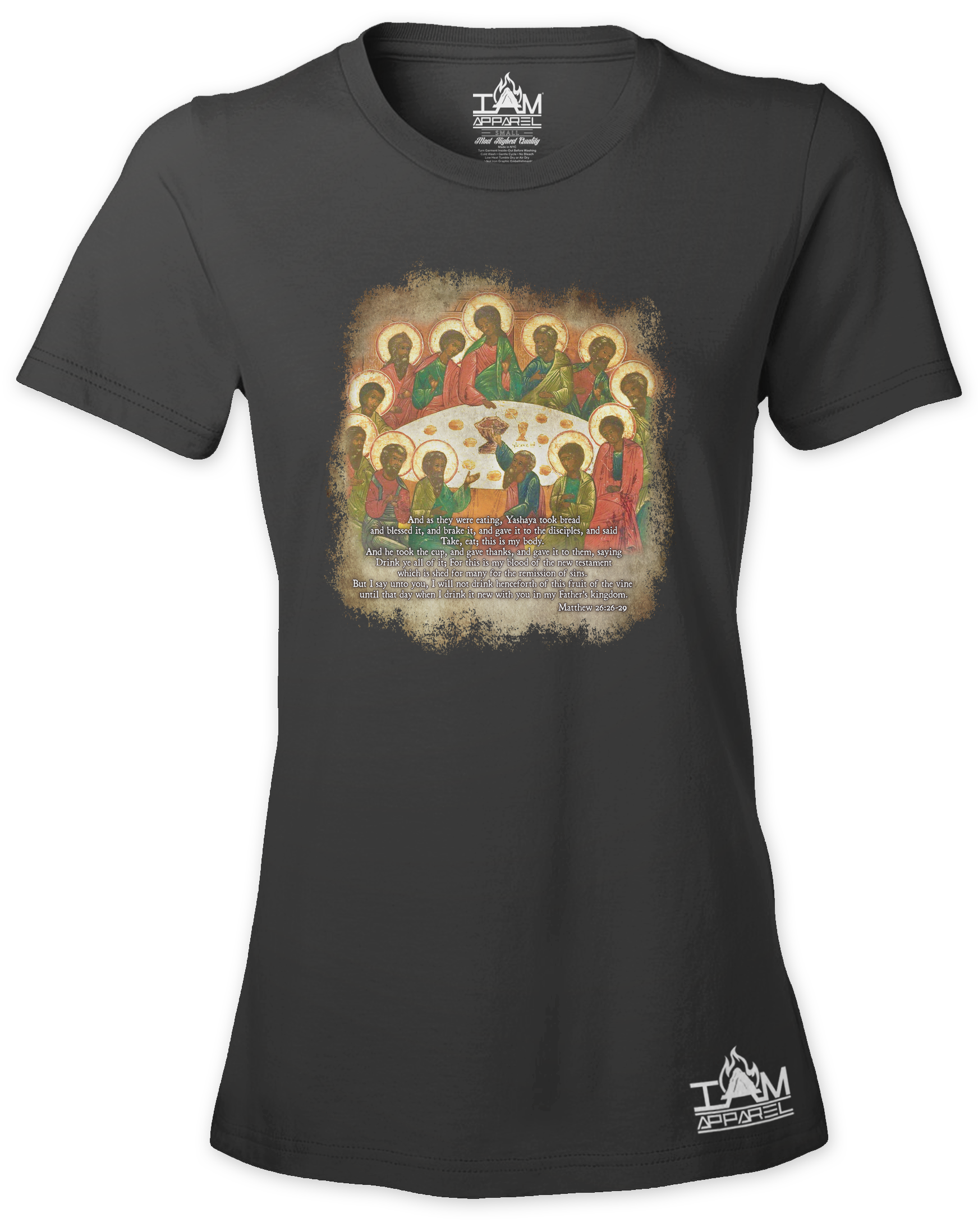 The Last Supper Woman's Short Sleeved T-shirt