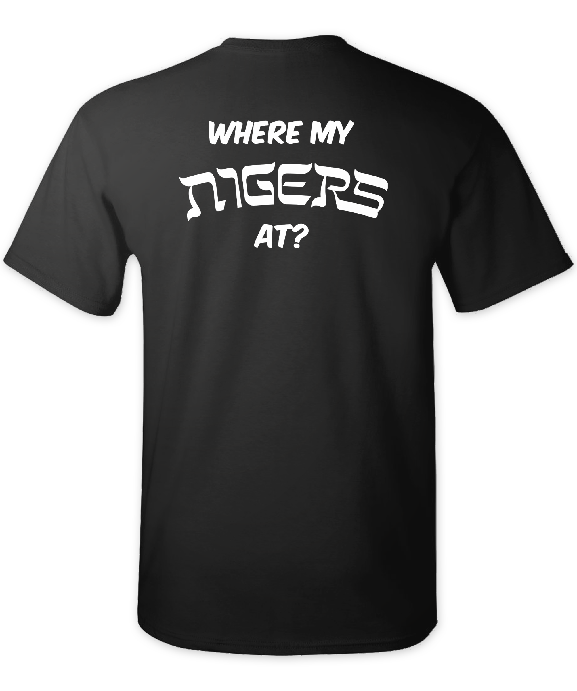 Men's Short Sleeved Niger Acts13:1 Black T-Shirt