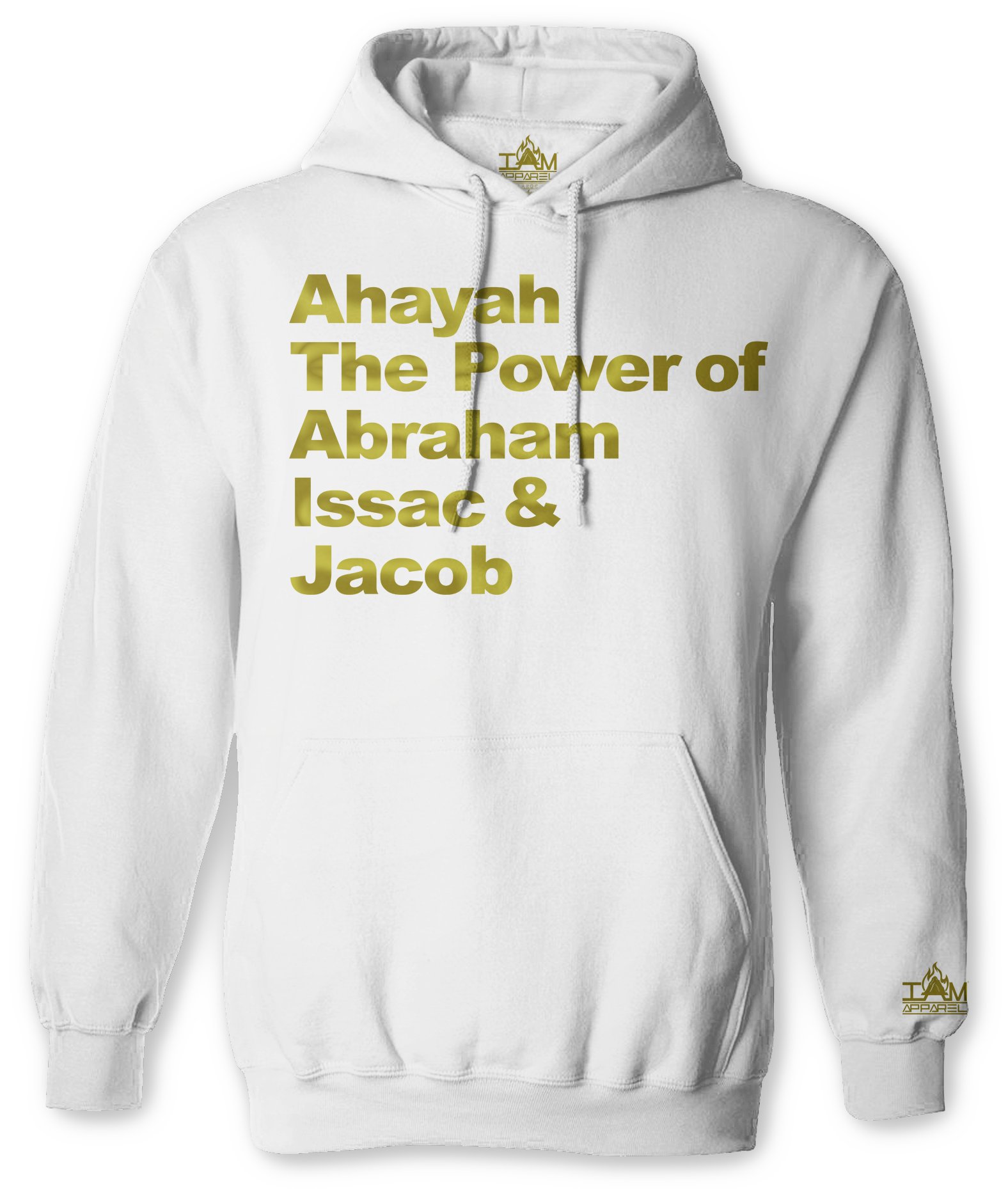 Men's "GOLDEN SERIES" "Ahayah Power Text" Long Sleeved Pullover