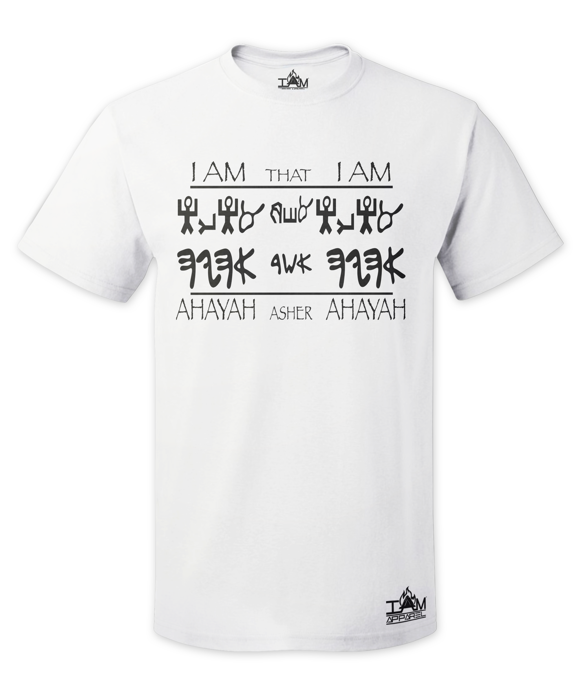Men's "Ahayah Design" Short Sleeved T-shirt 00190