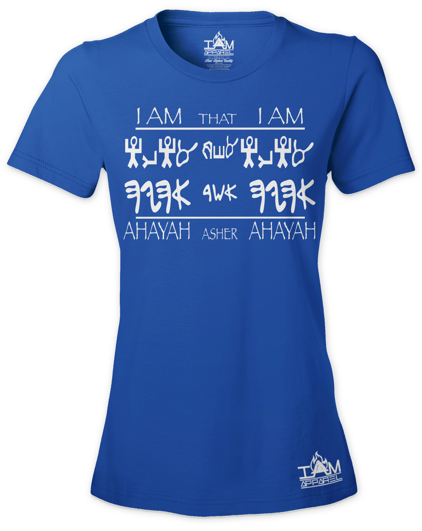 Women's Short Sleeved "Ahayah Design" T-shirt 00191