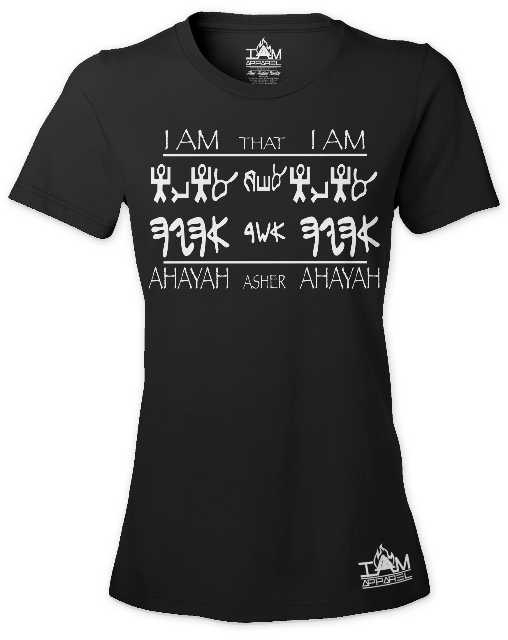 Women's Short Sleeved "Ahayah Design" T-shirt