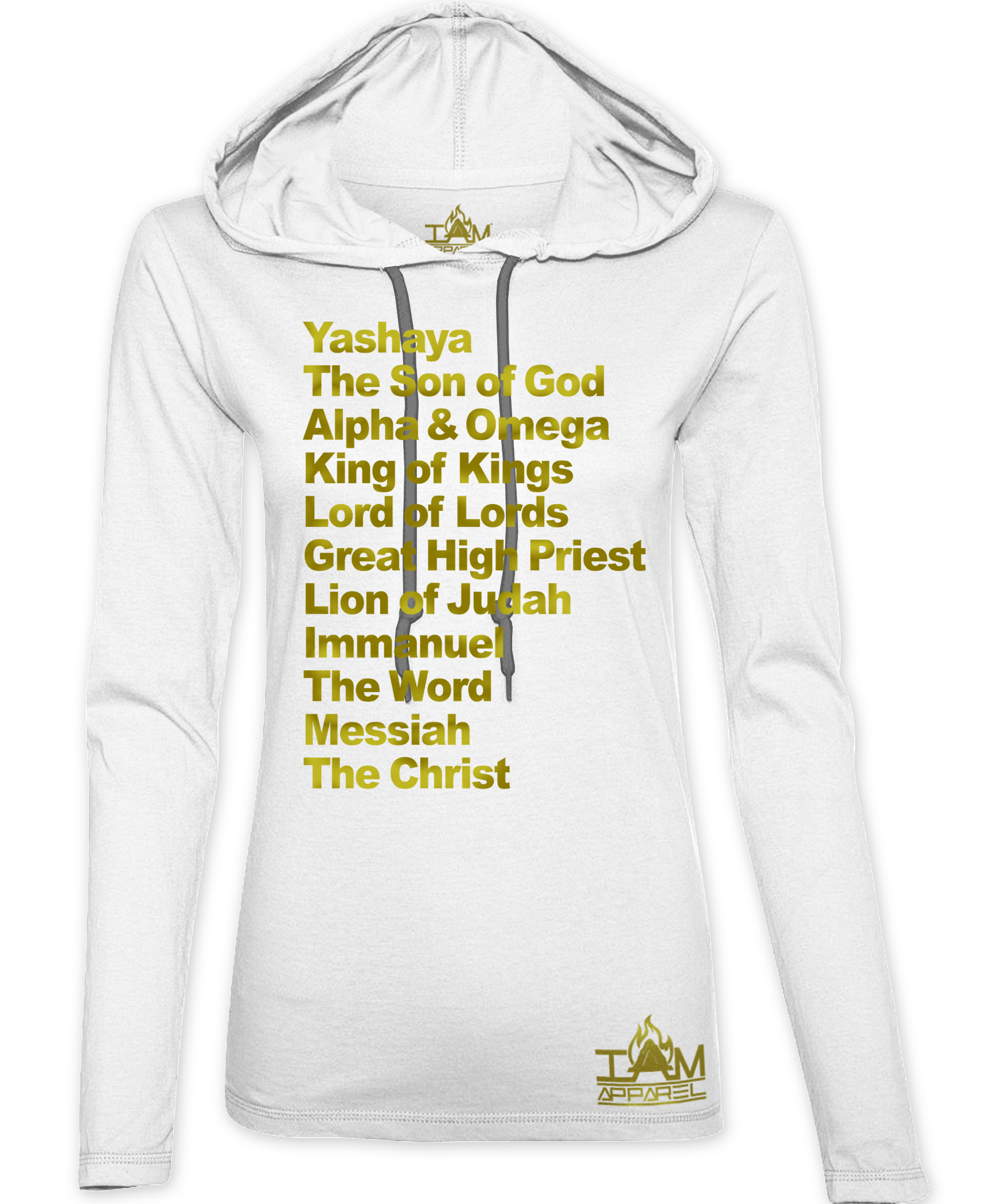 Women's "GOLDEN SERIES" Yashaya Text Hoodie