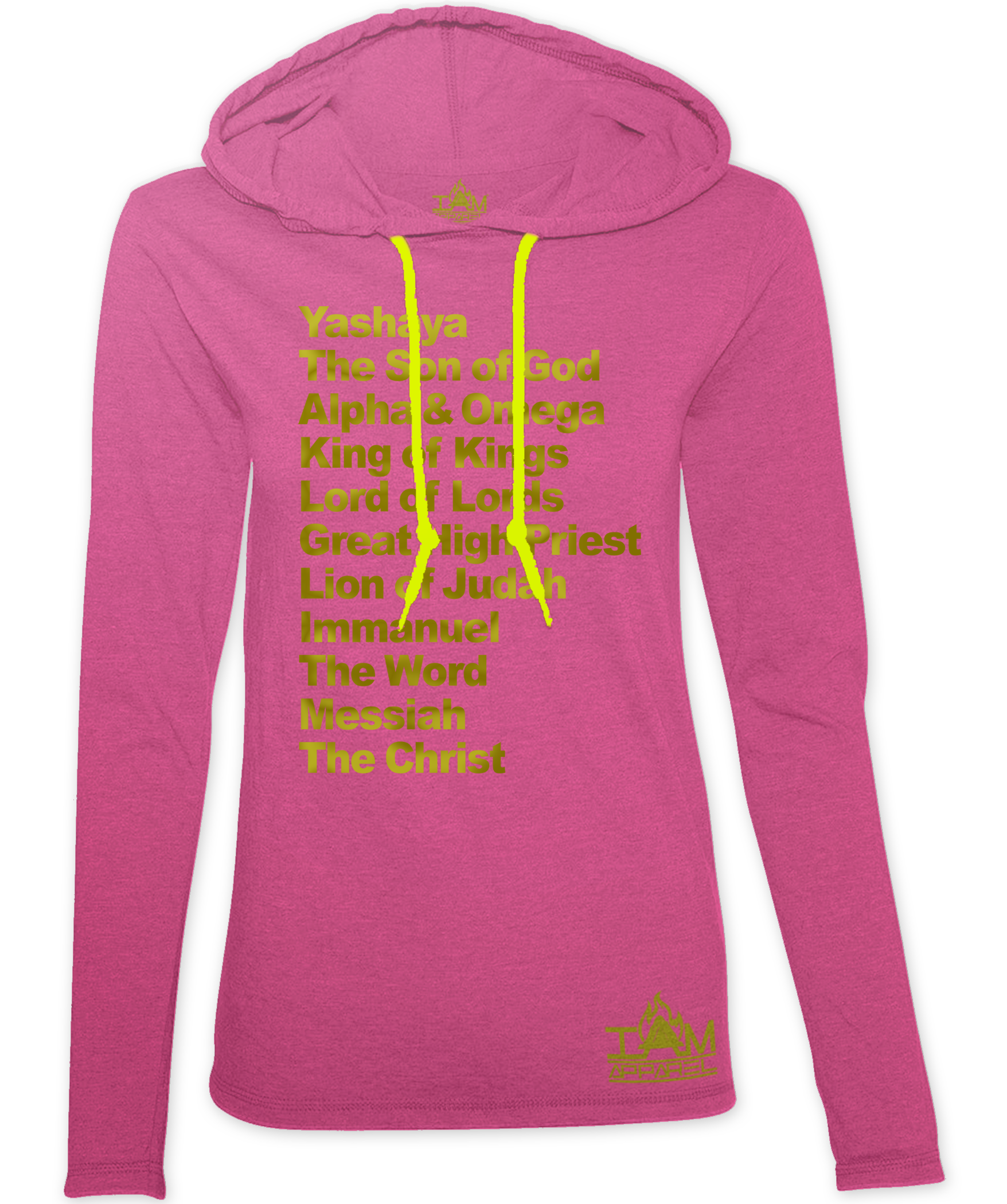 Women's "GOLDEN SERIES" Yashaya Text Hoodie