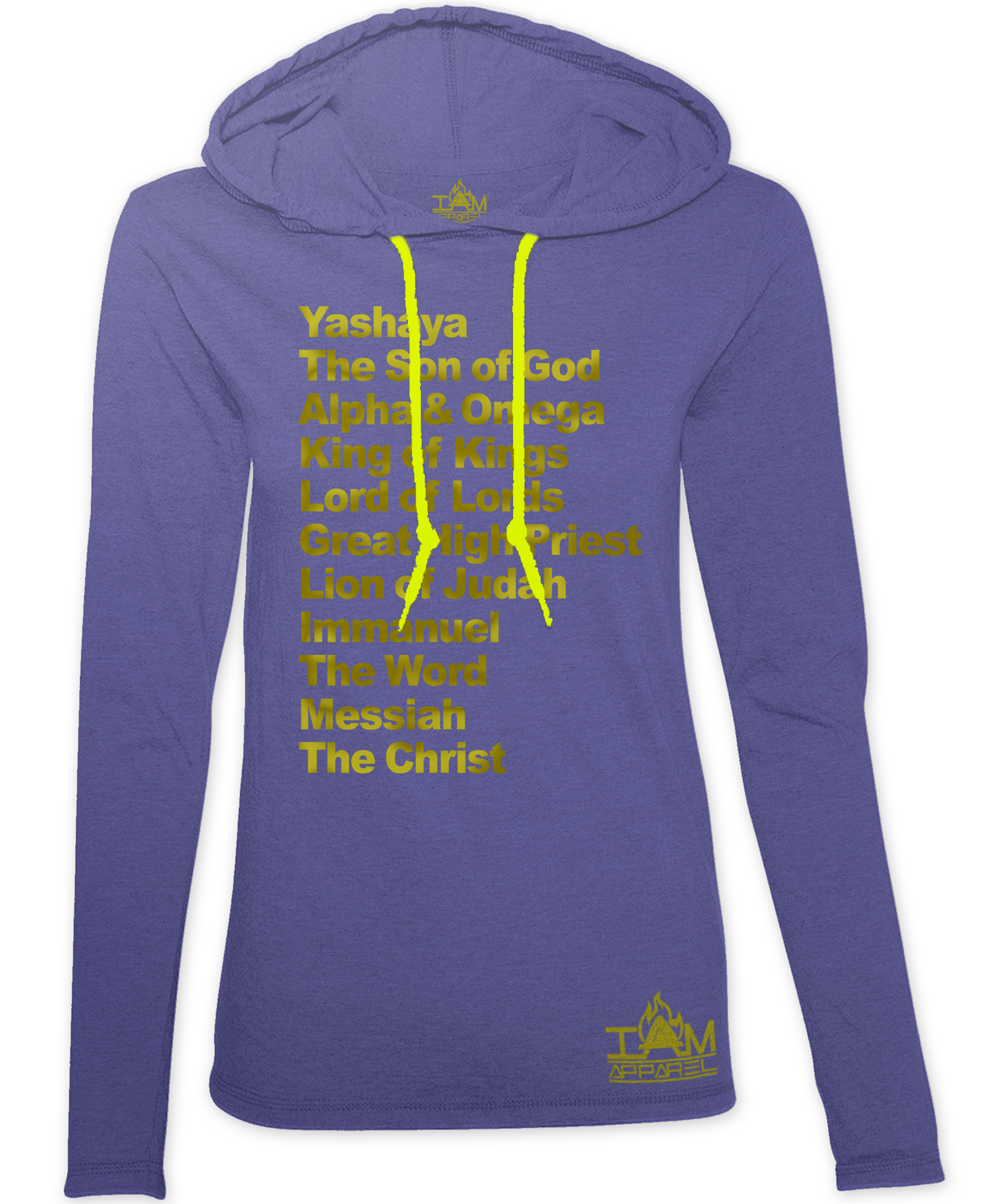 Women's "GOLDEN SERIES" Yashaya Text Hoodie