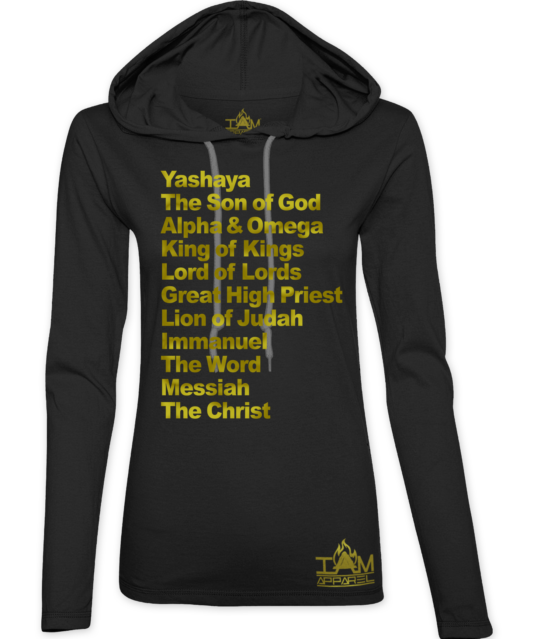 Women's "GOLDEN SERIES" Yashaya Text Hoodie