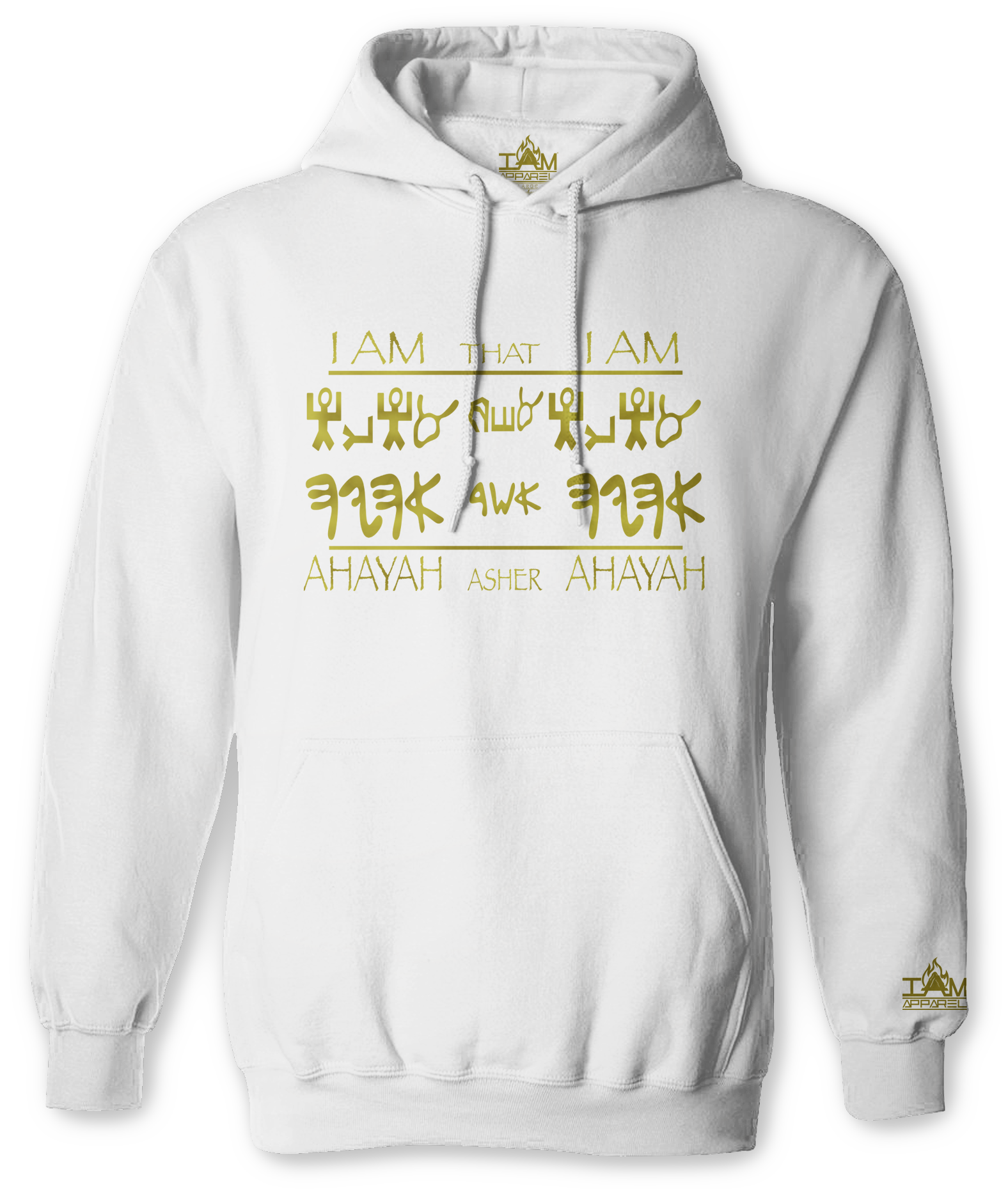 Men's "GOLDEN SERIES" "Ahayah Design" Long Sleeved Pullover 00182