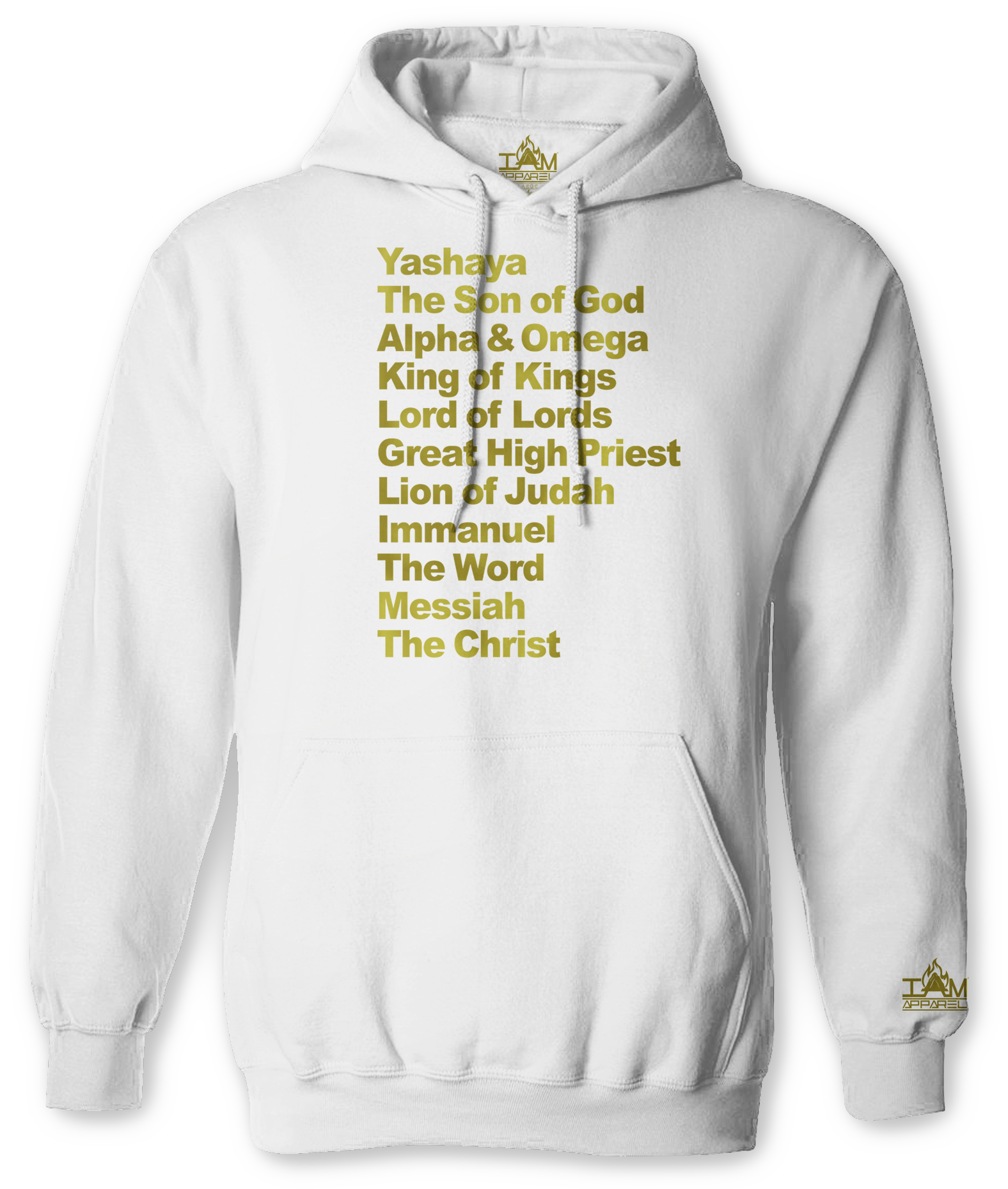 Men's "GOLDEN SERIES" "Yashaya Text" Long Sleeved Pullover 00183