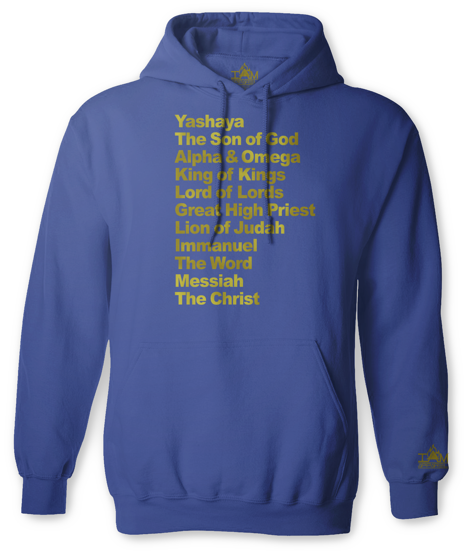 Men's "GOLDEN SERIES" "Yashaya Text" Long Sleeved Pullover