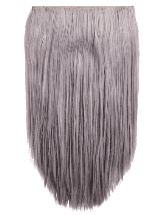 Chiara 3 Weft Straight 16 18 Hair Extensions In Silver Grey