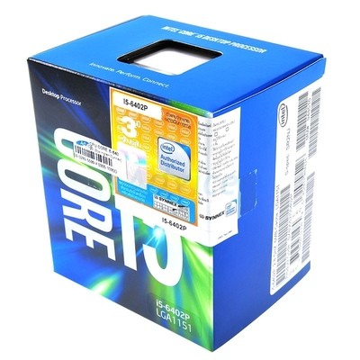 Intel i5-6402P Processor, 6M Cache, Upto 2.8 GHz Intel i5-6402P Processor, 6M Cache, Upto 2.8 GHz