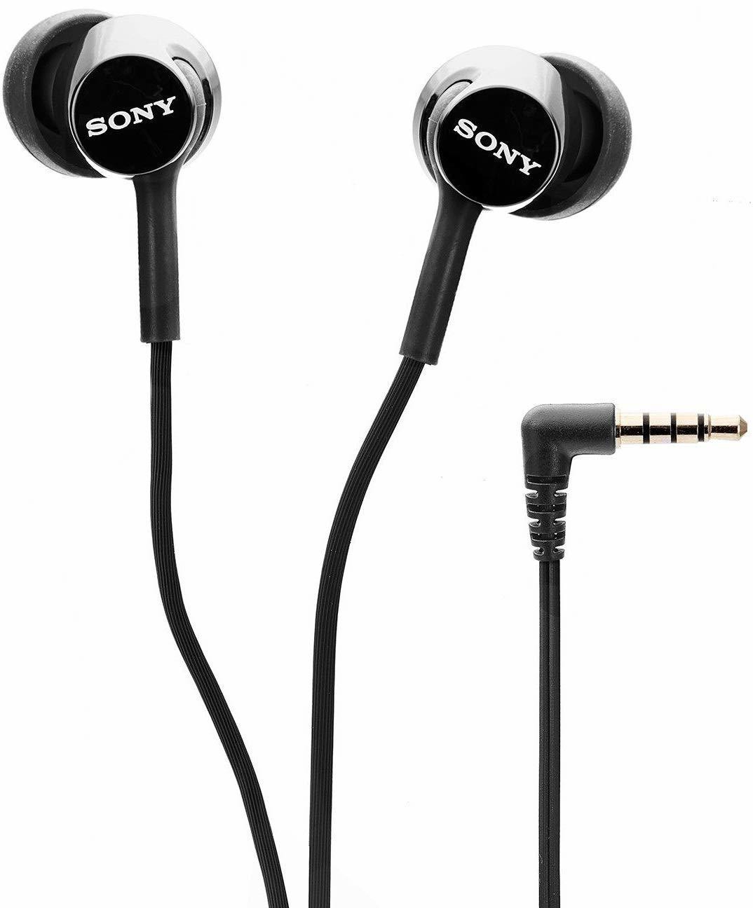 Sony MDREX155AP inEar Headphones with Mic, Black, Rs.903 LT Online