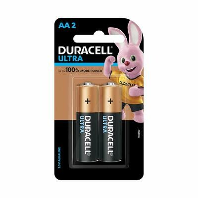 Duracell Ultra Alkaline AA, 2 Batteries Duracell Ultra Alkaline AA, 2 Batteries