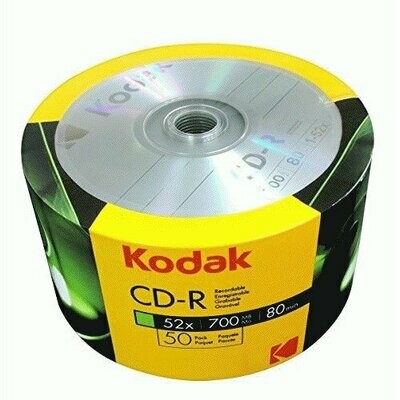 Kodak CD-R 52x 700MB 50-Value Pack Kodak CD-R 52x 700MB 50-Value Pack