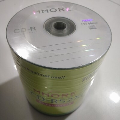 Mmore CD-R Blank Discs, Pack of 100-discs Mmore CD-R Blank Discs, Pack of 100-discs
