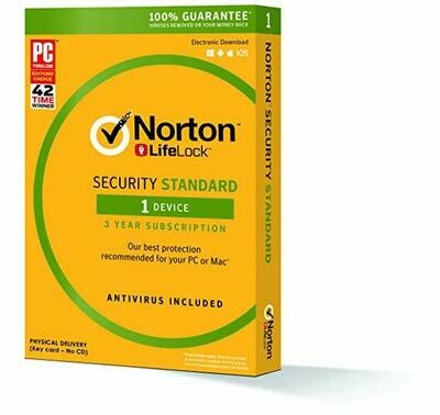 Norton Security Standard, 1 Device, 36 months Norton Security Standard, 1 Device, 36 months