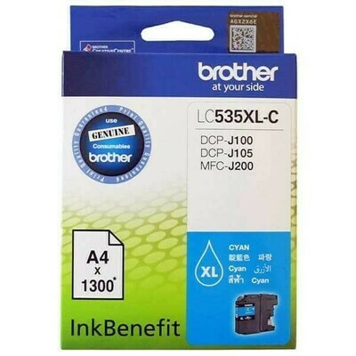 Brother LC535XL Ink Cartridge, Cyan Brother LC535XL Ink Cartridge, Cyan