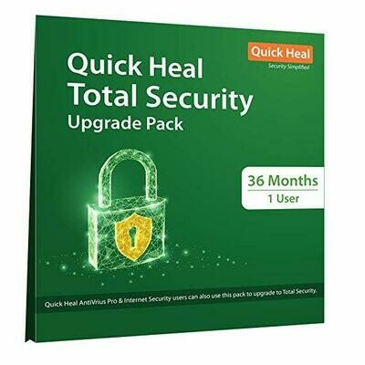 Renewal, 1 User, 3 Year, Quick Heal Total Security Renewal, 1 User, 3 Year, Quick Heal Total Security