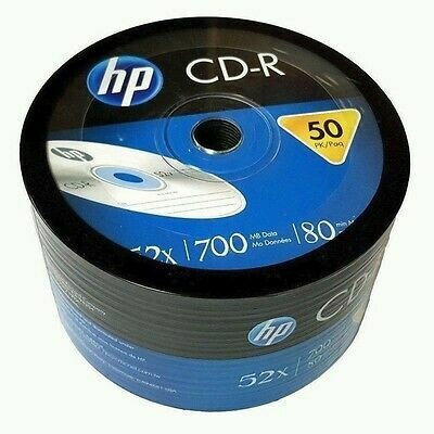 HP 52x 700MB 80-Minute CD-R Media 50-Piece Spindle HP 52x 700MB 80-Minute CD-R Media 50-Piece Spindle
