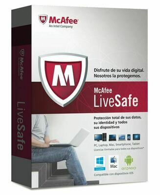 1 Devices, 3 Year, McAfee LiveSafe 1 Devices, 3 Year, McAfee LiveSafe