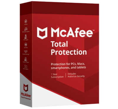 1 User, 1 Year, McAfee Total Protection 1 User, 1 Year, McAfee Total Protection