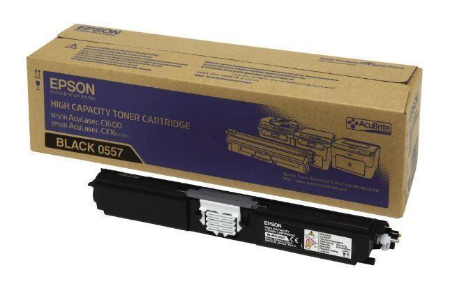 Epson 0557 C1600 & CX16 Black Toner Cartridge 0557 HSN:8443