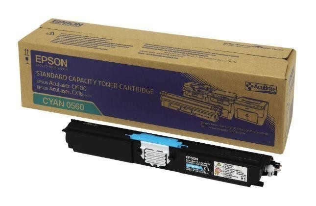 Epson 0560 C1600 & CX16 Cyan Toner Cartridge 0560 HSN:8443