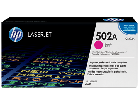 HP Q6473A 502A Magenta Toner Cartridge Q6473A HSN:8443