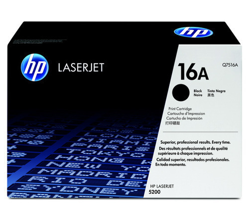 HP Q7516A 16A Black Toner Cartridge 12463 HSN:8443