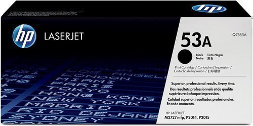 HP Q7553A 53A Black Toner Cartridge 6064 HSN:8443