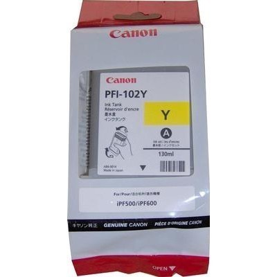 Canon 102 Yellow Ink Cartridge 9807 HSN:84439952