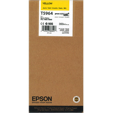 Epson T5964 Yellow Ink Cartridge (350ml) T5964 HSN:84439952