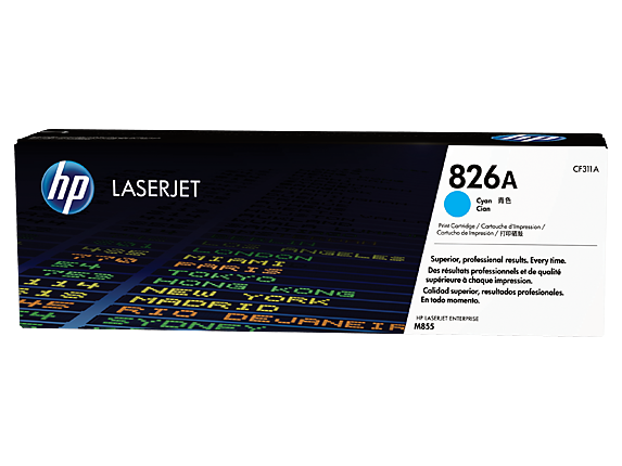 HP 826A Cyan Toner Cartridge (CF311A) 0012 HSN:8443