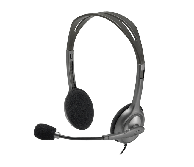 Logitech H111 Stereo Headset with Adjustable Headband and Boom Mic H111 HSN:85183000