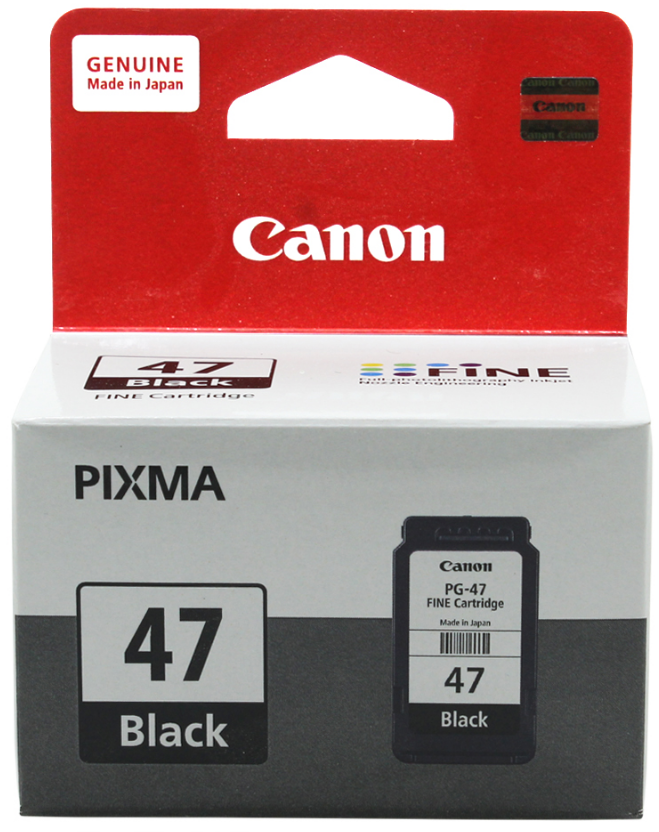 Canon 47 Ink Cartridge, Black PG-47 HSN:84439951