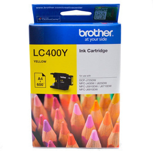 Brother LC400 Ink Cartridge, Yellow Brother LC400 Ink Cartridge, Yellow