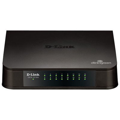 D-Link 16-Port 10/100Mbps Network Switch, DES-1016A D-Link 16-Port 10/100Mbps Network Switch, DES-1016A