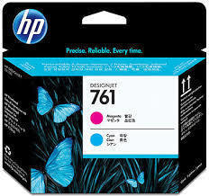 HP 761 Magenta & Cyan Printhead, CH646A HP 761 Magenta & Cyan Printhead, CH646A