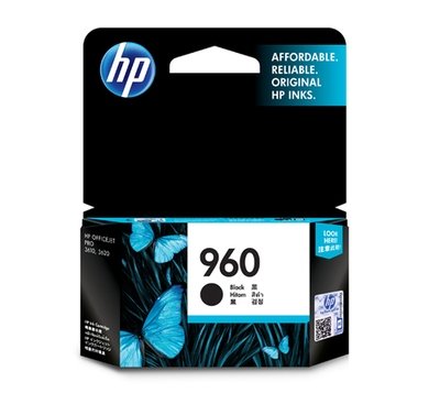 HP 960 Small Ink Cartridge, Black HP 960 Small Ink Cartridge, Black