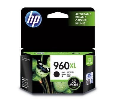 HP 960XL Ink Cartridge, Black HP 960XL Ink Cartridge, Black
