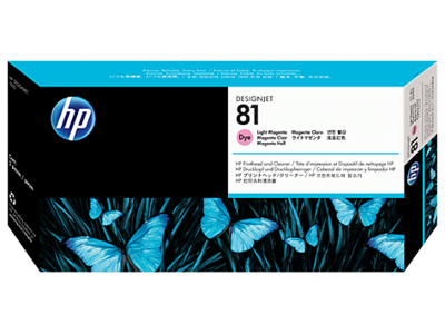 HP 81 Printhead, Light Magenta & Cleaner HP 81 Printhead, Light Magenta & Cleaner