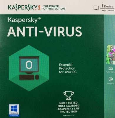 1 User, 1 Year, Kaspersky Antivirus 1 User, 1 Year, Kaspersky Antivirus