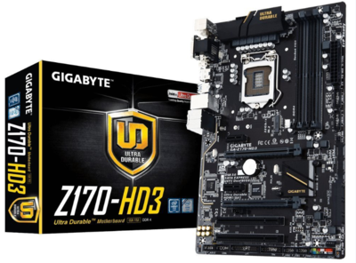 Gigabyte Z170-HD3 Motherboard Gigabyte Z170-HD3 Motherboard