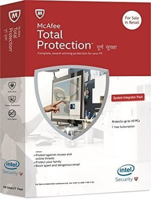 10 User, 1 Year, Mcafee Total Protection 10 User, 1 Year, Mcafee Total Protection