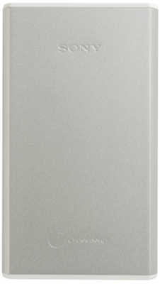 Sony 15000mAh Li-ion Polymer Power Bank, Silver Sony 15000mAh Li-ion Polymer Power Bank, Silver