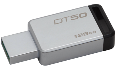 Kingston 128GB Pen Drive, 3.0, DT50, Metal Kingston 128GB Pen Drive, 3.0, DT50, Metal