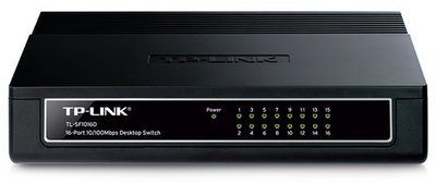 TP-Link 16-Port 10/100Mbps Desktop Switch, SF1016D TP-Link 16-Port 10/100Mbps Desktop Switch, SF1016D