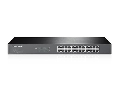 TP-Link 24-Port Gigabit Rackmount Switch, SG1024D, 1000Mbps TP-Link 24-Port Gigabit Rackmount Switch, SG1024D, 1000Mbps